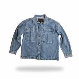 Vintage Laffaire Blue Denim Boxy Chore Jacket Shacket